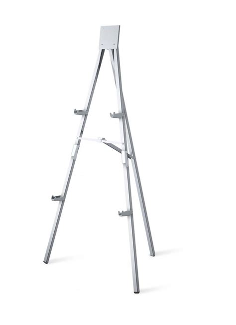 folding easel box metal|metal easel display stand.